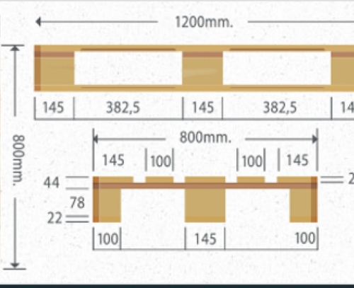 PALLET GỖ THEO BẢN VẼ - 1
